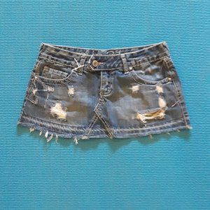 Low rise Denim Skirt